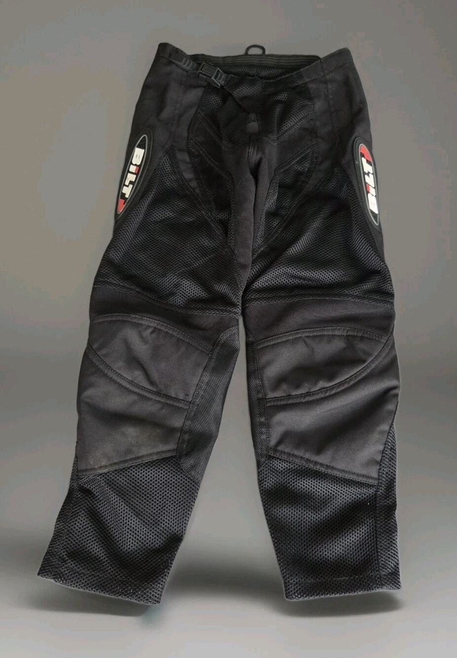 Bilt Free Flow Black Motorcycle Riding Pants, size 22y